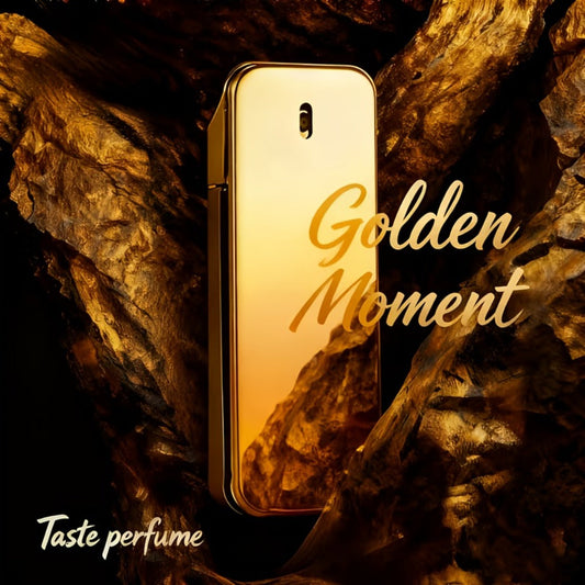 100,000,000 Golden Men Cologne Eau de Toilette 3.4 oz 100ml Long Lasting Woody Floral Fragrance Spray Daily Wear Gift
