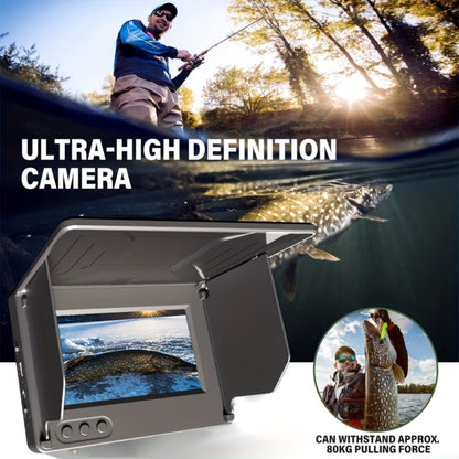 Underwater Fishing Camera 4.3-Inch HD Display with Night Vision & Triple Light Shielding – Portable Fish Finder with Bait Monitor, Complete Fishing Kit for Ice Lake River Sea Fishing