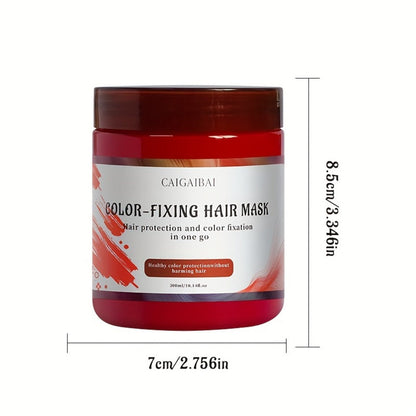 CACAGIBA 300ml Color-Depositing Hair Mask in Screw-Top Jar with Red, Purple or Gray Options