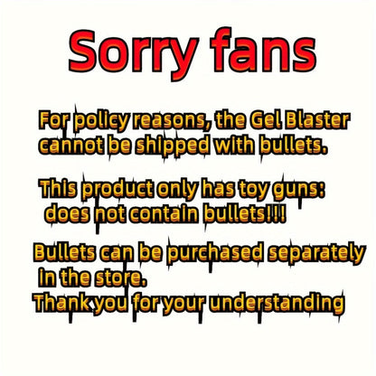 Fully Automatic Electric Gel Blaster Shooting Toy – Rechargeable, Long Battery Life, Portable ABS Build, Indoor Outdoor Team Collaboration Game for Ages 12+, Halloween Christmas Birthday Party Gift
