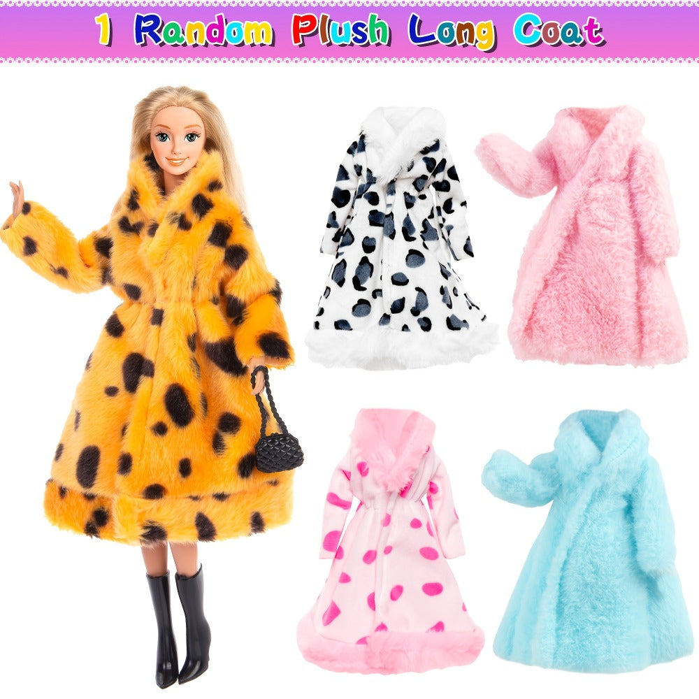 11.5-Inch Fashion Doll with Assorted Dresses, Shoes, Handbags, Jewelry and Random Coat Accessories