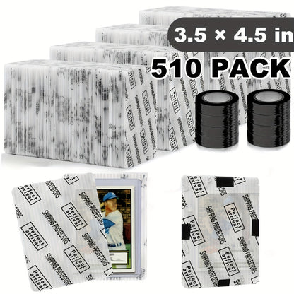 Bulk Rigid Trading Card Shipping Protectors, 3.5 x 4.5 Inch, in 60, 120 or 510 Count Packs