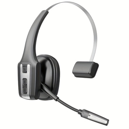 Trucker Bluetooth Headset Single Ear Noise Canceling Wireless Mono Headphone Type-C Charging for an Everyday Personal Care Routine