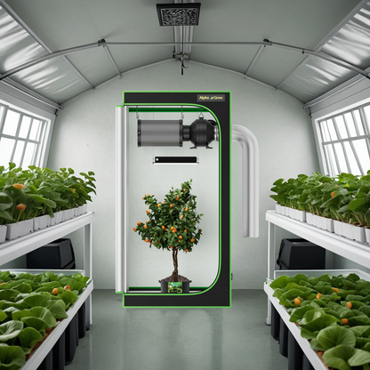 Grow Tent 1680D Thickened Mylar with Observation Window & Floor Tray, Pro-Grade Indoor Hydroponic Growing
