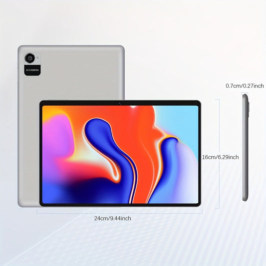 Android Tablet 10.1-Inch 2-in-1 with Android 15, 12GB RAM, 128GB Internal Storage and GMS Certification