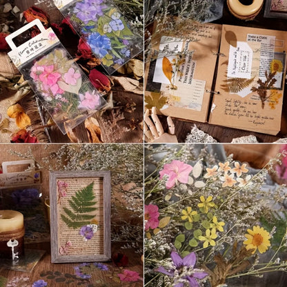 Pressed Flower Craft Set in 189, 238, 287 or 319-Piece Mixed Packs for Resin and Paper Projects