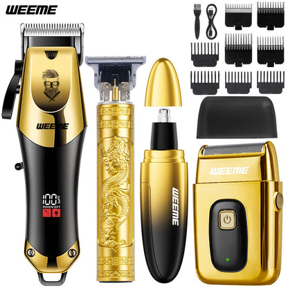 Hair Clippers & Trimmers WEEME Two- or Four-Piece Sets with USB Charging, Guide Combs and Five Source Options