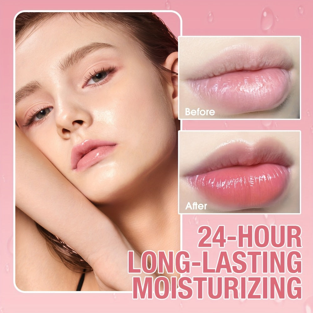 Four-Piece Moisturizing Lip Balm Set with Vitamin E and Plant Oils for an Everyday Lip Care Routine
