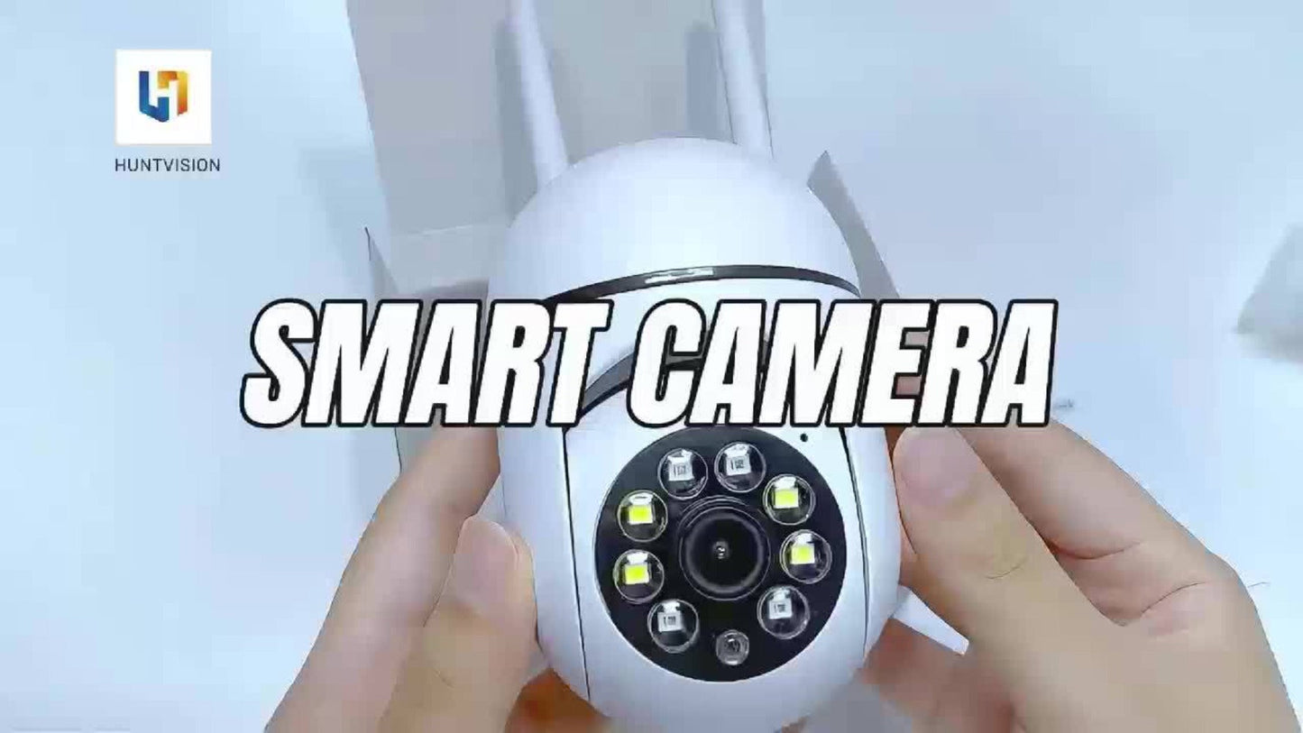 WiFi Dome Security Camera 4-Pack 1080P HD PTZ 360° AI Motion Tracking Two-Way Audio PIR Detection 5GHz & 2.4GHz Dual-Band App Control Wall Mount Indoor Outdoor Surveillance