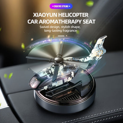 Car Air Freshener Solar Helicopter Dashboard Diffuser with Refillable Chamber and Three Color Options