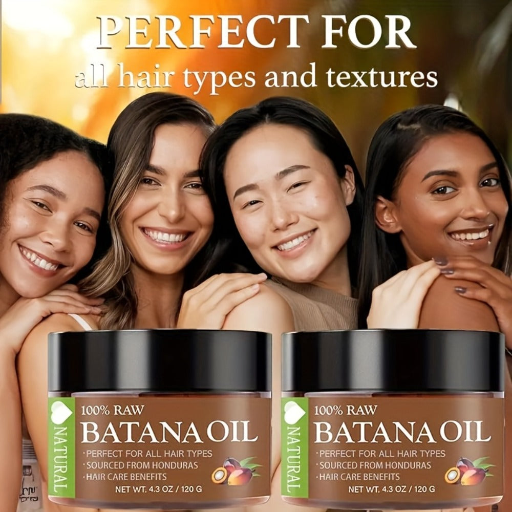Batana Oil for Hair Growth 2-Pack - Honduras Pure Batana Hair Oil for Dry Damaged Hair, Deep Moisturizing Scalp Treatment, Nourishes All Hair Types, Value Twin Pack