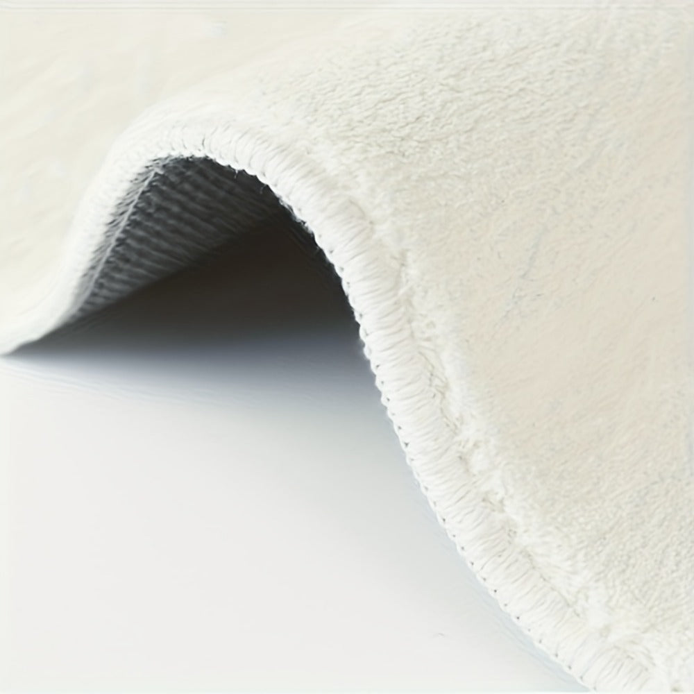 Area Rug, 10mm Polyester Imitation Cashmere Floral Floor Mat with Four Styles and Machine-Wash Care