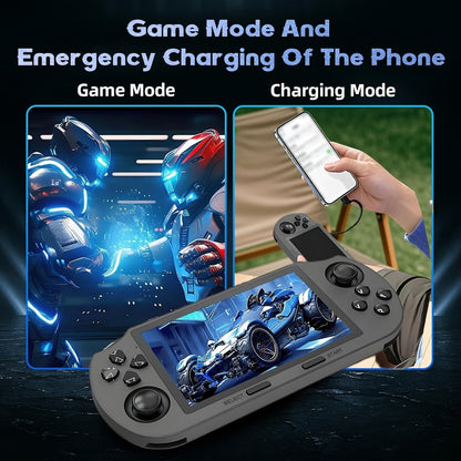 Handheld Game Console with Open-Source Linux System, IPS HD Screen, Dual Analog Joysticks & USB-C Charging – Retro Portable Gaming Handheld for Kids & Adults, Plug and Play Emulator Game Player