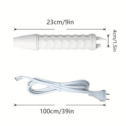 Facial Massager Stick 4-in-1 Vibration Beauty Wand Portable Multi-Function Face Lifting Tightening Skin Care Tool Serum Absorption Anti-Aging Device for Women Family Home Use