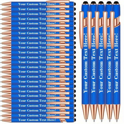 30-Pack Ballpoint Stylus Pens with Touchscreen Tips, Comfortable Grips and Seven Color Options