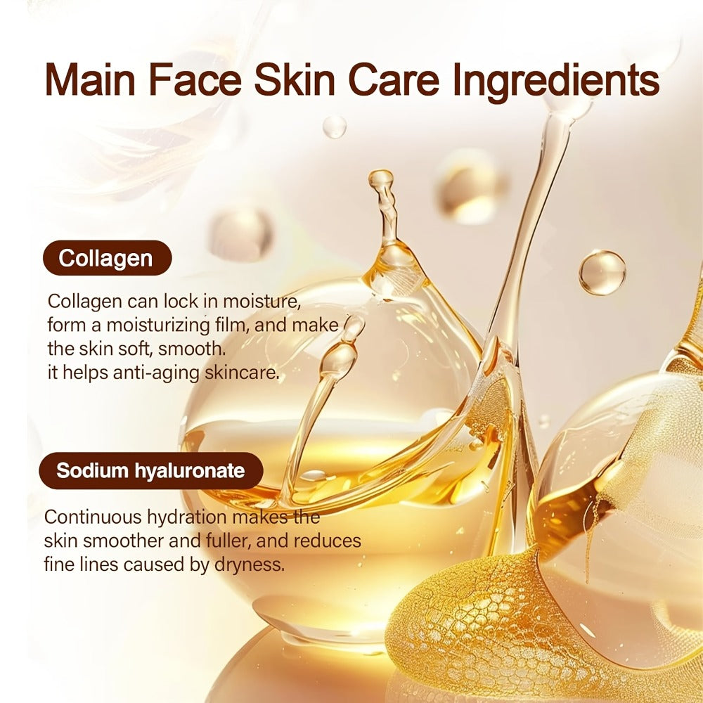 Skincare Set with Beautyluress Label, 14 Collagen Hyaluronic Acid and Niacinamide Product Pieces