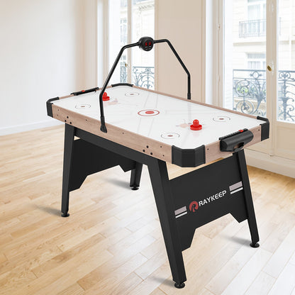 54-Inch Air Hockey Table with LED Scorer, Two Pucks and Two Pushers for Family Game Room Play