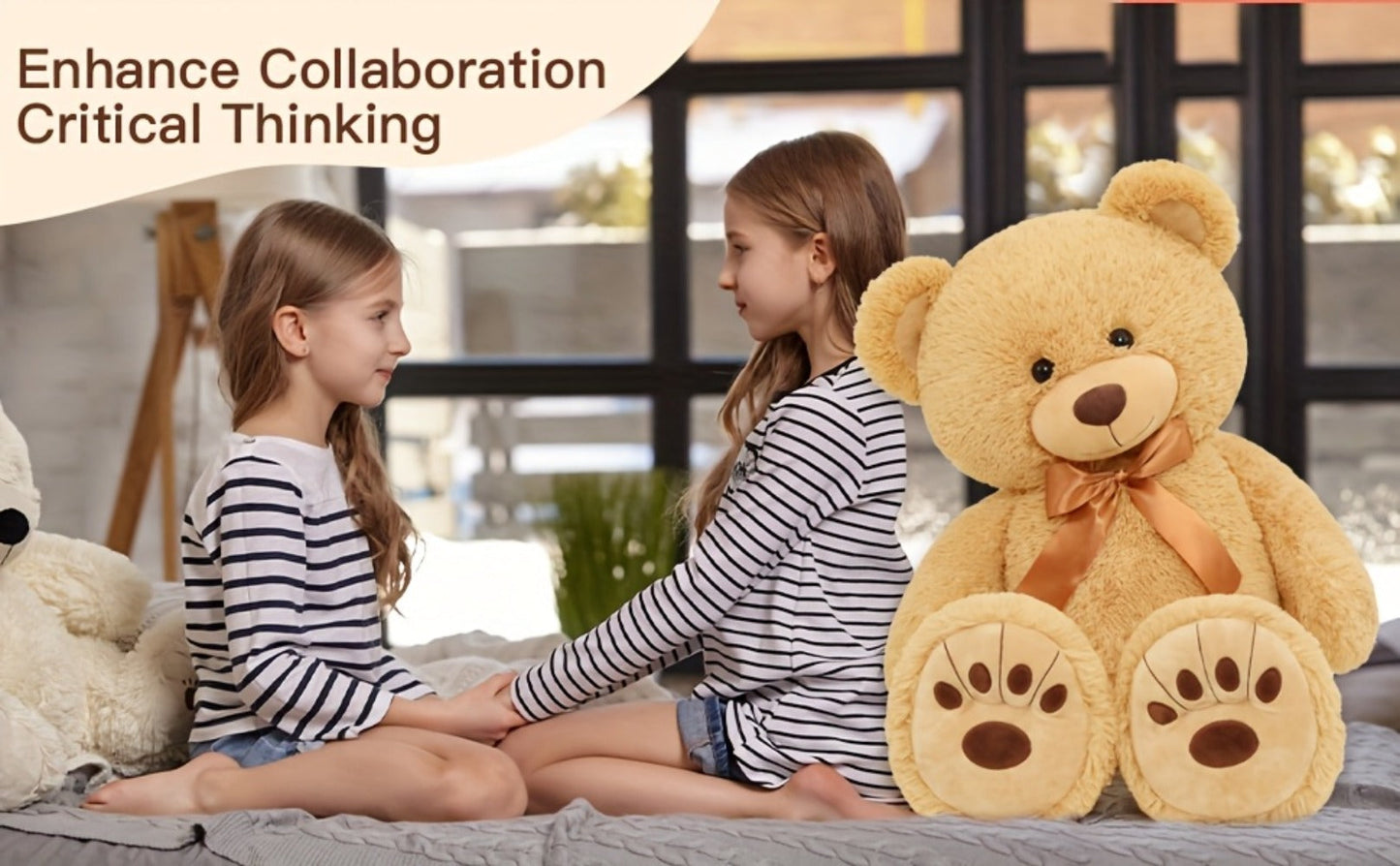 Giant Teddy Bear Brown XXL – Oversized Soft Cuddly Stuffed Animal Plush Toy, Valentine's Day Gift for Girlfriend Her Him, Birthday Baby Shower Kids Girls Large Bear Room Decoration