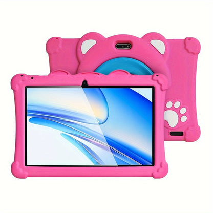 Kids Tablet 10 Inch Android 13, IPS Eye Protection Display 32GB ROM 3GB RAM, Dual-Band WiFi Parental Controls Google Play, Pre-Installed Educational Apps & Games Dual Camera, Toddler Tablet with Protective Case for Ages 3-12 – Red Blue