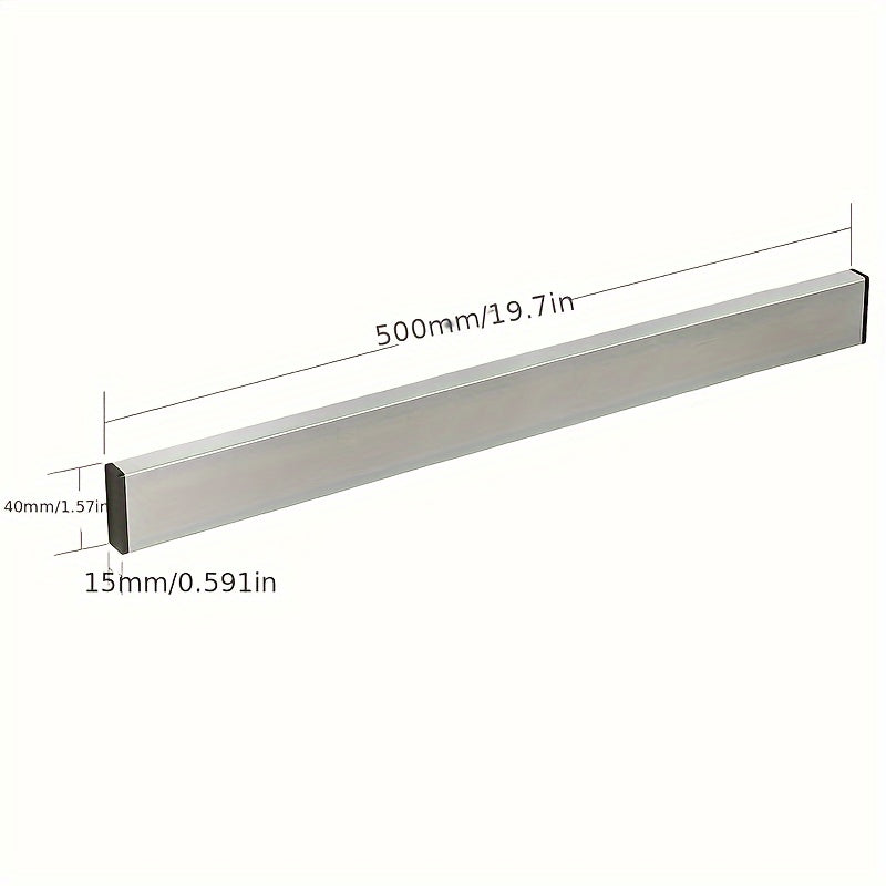Magnetic Knife Holder Wall Mounted – Stainless Steel Punch-Free Knife Strip Rack for Kitchen, Holds Chef Knife Santoku Bread Knife, No-Drill Knife Bar for Home Restaurant Kitchen Organization