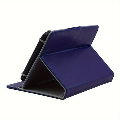 Universal 7- or 8-Inch Tablet Sleeve Case with Magnetic Closure, Folding Stand and Ten Size-Color Options