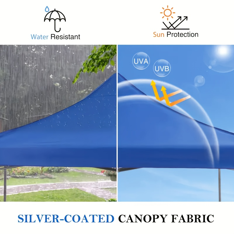 Sun Shelter 10x10 FT Pop Up Canopy Camping Party Tent 100 Sq Ft