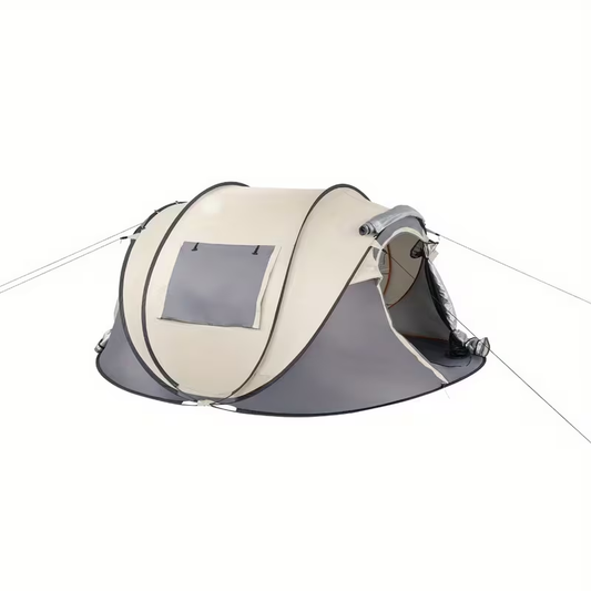 Camping Tent 5-8 Person Automatic Three-Pole Shelter, 110.24 x 82.68 x 47.24 Inches for Outdoor Camp Setup
