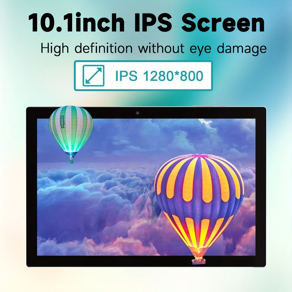 Android 15 Tablet 10 Inch, 12GB+6GB RAM 128GB ROM 1TB Expandable Storage, RK3562 Quad-Core, Dual Band 2.4G/5G WiFi, IPS Touch Screen, Long Battery Life - Fast Performance Pad for Work & Entertainment