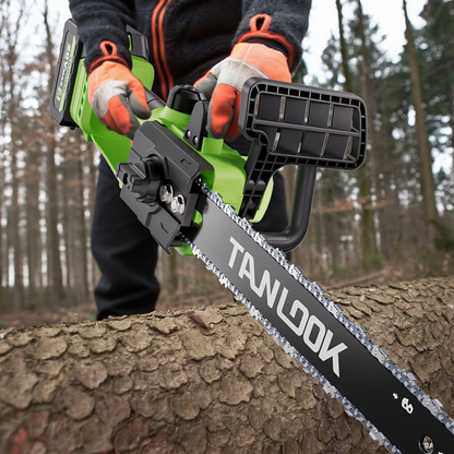 Cordless Electric Chainsaw – Battery Powered, Portable Chain Saw for Tree Pruning, Wood Cutting, Garden & Yard