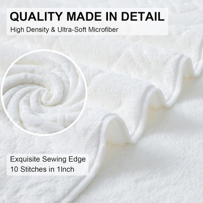 700GSM Bath Towel Set 8 Piece Extra Large Ultra Soft Thick - Highly Absorbent Quick Dry | 2 Oversized Bath Towels 2 Hand Towels 4 Washcloths | 16 Colors | Bathroom Hotel Gym Spa Adult Gift Set