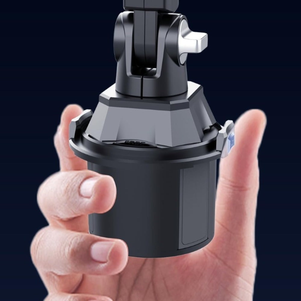 Robotic Arm Car Cup Holder Tablet Stand, 360° Rotation Universal iPad Phone Mount, Adjustable Cradle for 4.7-13" Devices