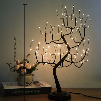 LED Tabletop Tree Light 20 Inch, 108 LED Fairy Lighted Branch Tree Lamp with 8 Lighting Modes & Timer