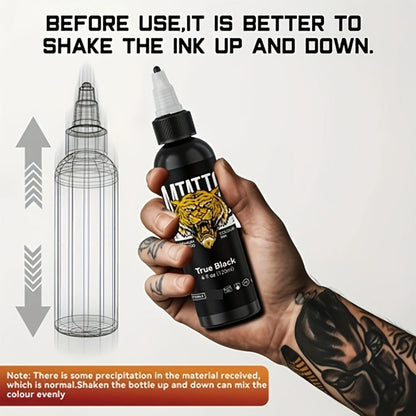 Tattoo Ink DMTATTOO Advanced 4.06oz 120ml Single-Bottle Options in Seven Solid Colors with Item-Specific Color, Capacity and Bottle Choices