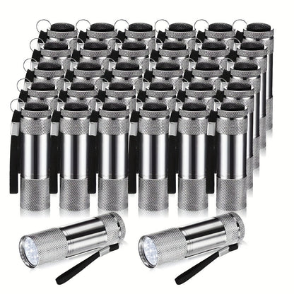 Bulk Flashlight Gift Set 32pcs – Mini Aluminum Handheld LED Torch with Lanyard for Boys & Girls, Small Flashlights for Christmas, Halloween, Thanksgiving, Birthday, Night Reading, Emergency & Camping (Batteries Not Included)