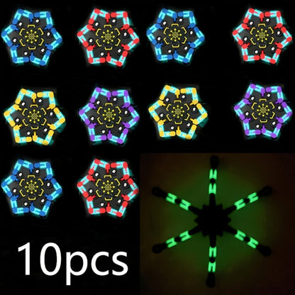 Robot Fidget Spinner Set with 10- or 15-Piece Standard and Luminous Checkout Configurations