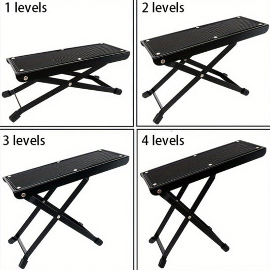 Adjustable Pedicure Footrest Stand 4-6 Level Non-Slip Portable Foot Rest for Nail Care – Professional Manicure Pedicure Tool for Salon & Home Use, Thickened Widened Pro Version Available