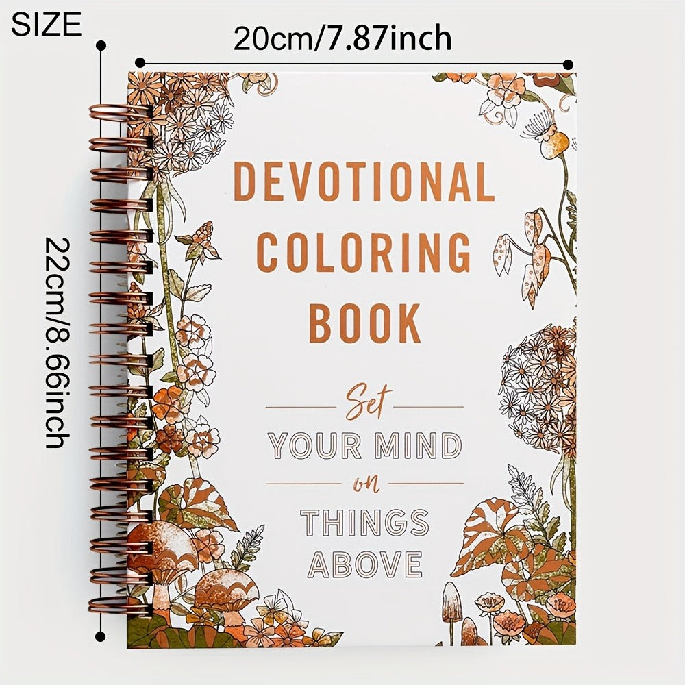 Christian Coloring Book for Adults – Devotional Faith-Based Mindfulness Art with Scripture, Guided Meditation & Stress Relief Pages for Women, Moms & Spiritual Seekers
