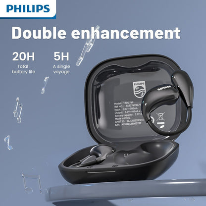 Wireless Earbuds Philips TAT2769 Bluetooth 5.4 Earhooks with Noise-Cancelling Call Mic in Three Colors