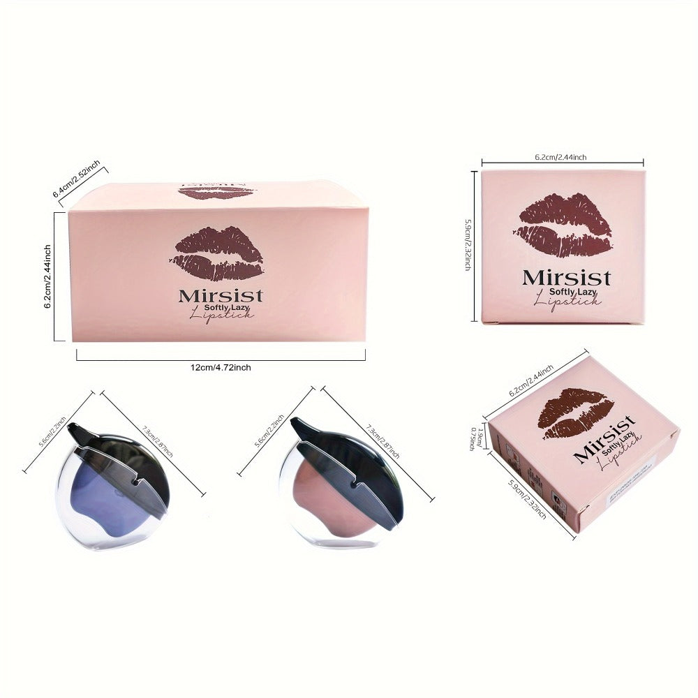 Color Changing Lipstick Set 6pcs Matte pH Reactive Lip-Shaped with Jasmine Scent - Non-Fade Long-Lasting Velvety Formula, Multi-Shade Lip Makeup Gift Set for Women & Girls