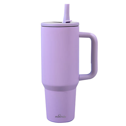 Stainless Steel Insulated Tumbler 40oz with Lid and Foldable Straw - Double Wall Vacuum Keeps Hot 12H Cold 24H, Travel Coffee Cup for Home Office Car and Outdoor, Available in 6 Colors, Great Gift for Men and Women