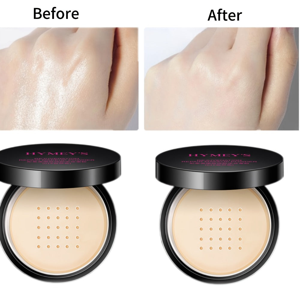 BB Cream Foundation and Setting Powder Set with Brush, Powder Puff and Three Source-Labeled Shades