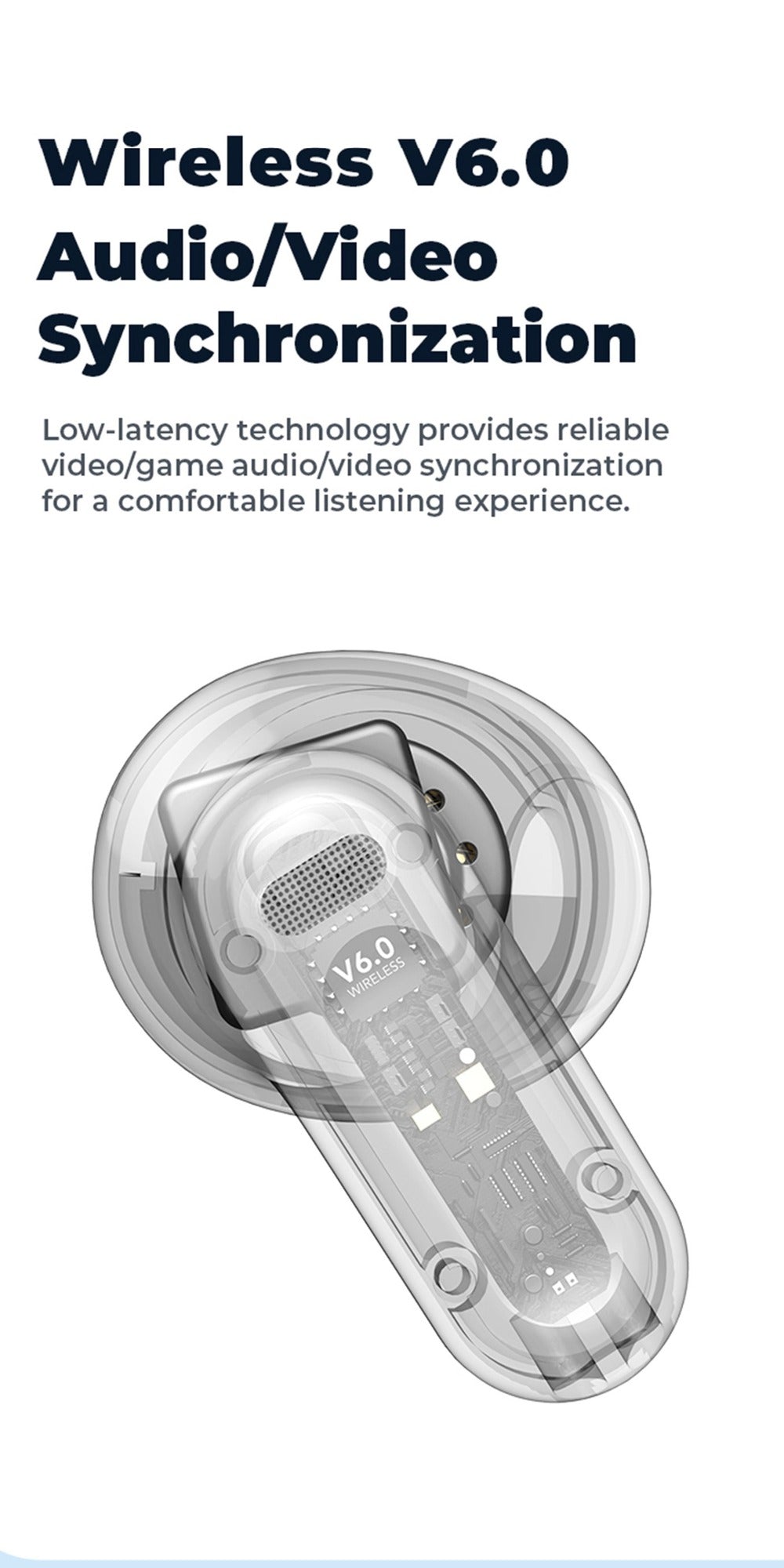AI Translation Earbuds with Color Touchscreen Charging Case in Black or White and Five Bundle Options