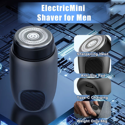 Electric Shaver Mini 1200mAh USB Rechargeable Pocket Razor in Five Colors for Daily Grooming