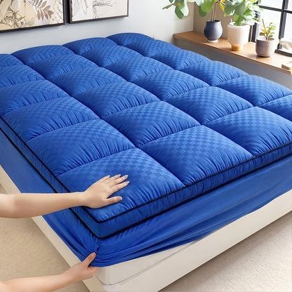 Quilted Fitted Mattress Pad in Four Colors and Twin, Full, Queen, King or California King Sizes