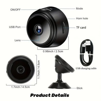 Indoor Security Camera 4-Pack with 1080P Video, 150° Adjustable Rotation, Night Vision and WiFi Connection