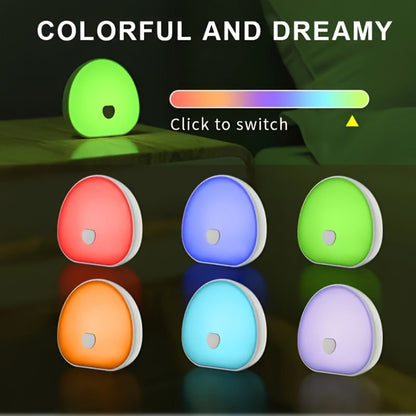 White Noise Machine with RGB Smart Light – Portable USB Rechargeable Sleep Aid, 1200mAh Battery, Touch Control, 16 Colors, Timer | Baby, Adults, Home & Office