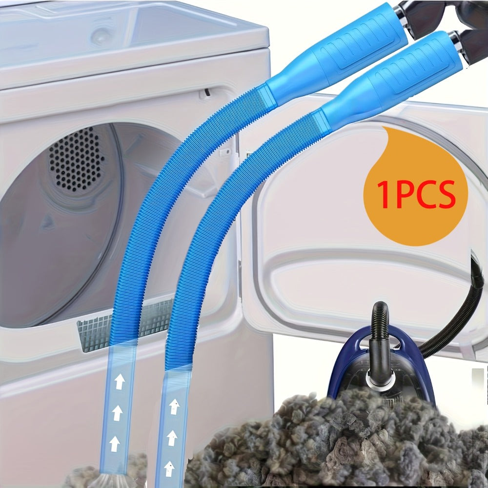 Flexible Dryer Vent Cleaner Kit with Vacuum Hose Attachment, Lint Brush and One-, Two- or Three-Piece Options