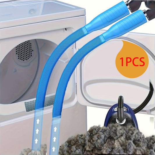 Dryer Vent Cleaner Kit Vacuum Hose Attachment Lint Remover Brush Flexible Dryer Duct Cleaning Tool for Removing Lint Debris Blockage from Dryer Vents and Exhaust Ducts