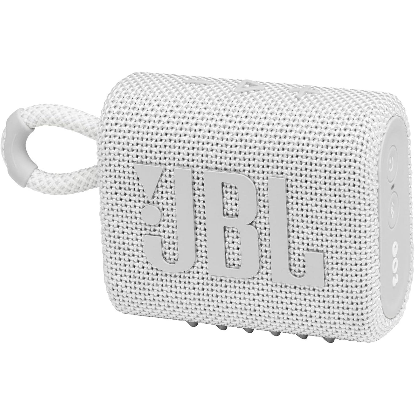 JBL Go 3 IP67 Waterproof Portable Bluetooth Speaker, Big Audio & Punchy Bass, 5-Hour Playtime, USB-C Fast Charge, Rugged Fabric Design with Carry Loop for Outdoor Travel Beach Shower