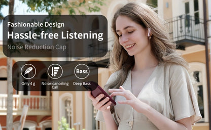 Wireless Earbuds Bluetooth 5.3 with ENC Mic, 36-Hour Playback, LED Case and IPX4 Protection